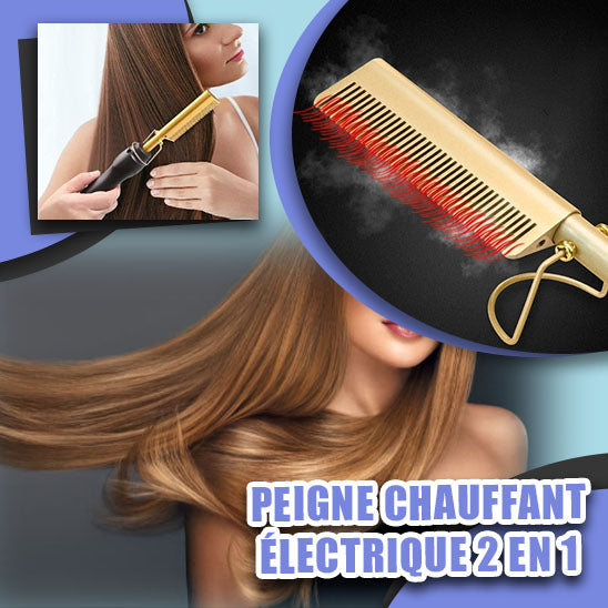 Peigne Chauffant 2 en 1 - Versatile comb™